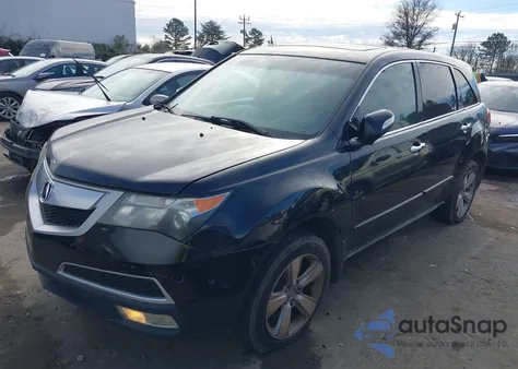 2011 Acura Mdx Technology Package z USA, uszkodzony, nr VIN 2HNYD2H68BH507314